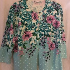 🔴Last Chance - Isaac Mizrahi 3/4 Sleeve Cardigan